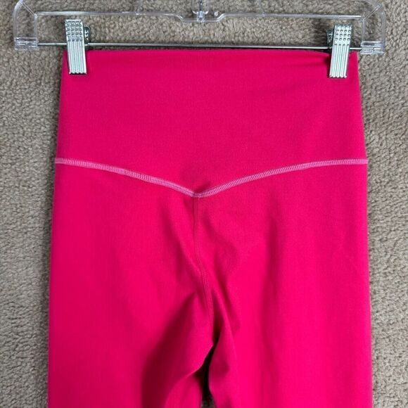 J.Crew‎ Active Leggings Womens Size XS Hot Pink Cloud Stretch High Rise Athletic - Picture 10 of 12